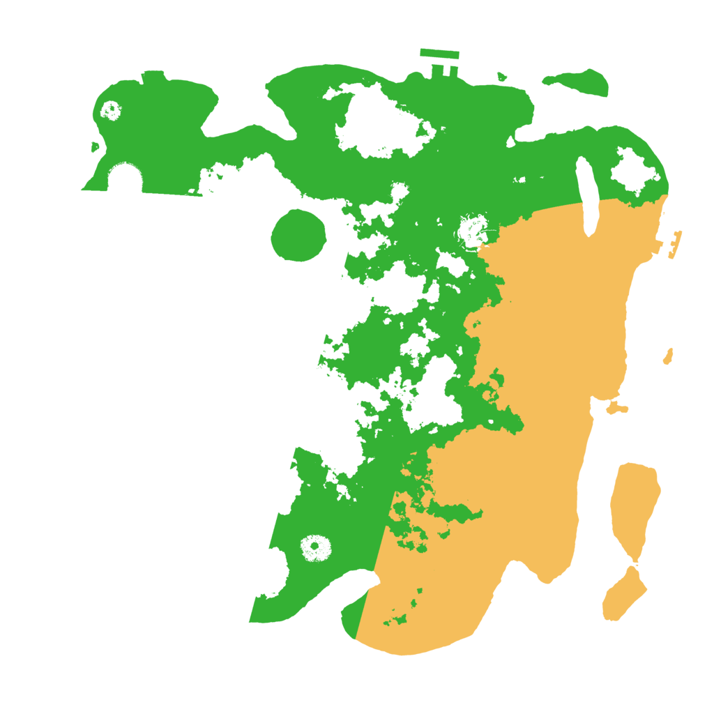 Biome Rust Map: Procedural Map, Size: 3700, Seed: 765055622