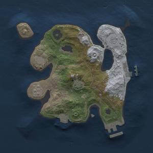 Thumbnail Rust Map: Procedural Map, Size: 2300, Seed: 3694, 8 Monuments