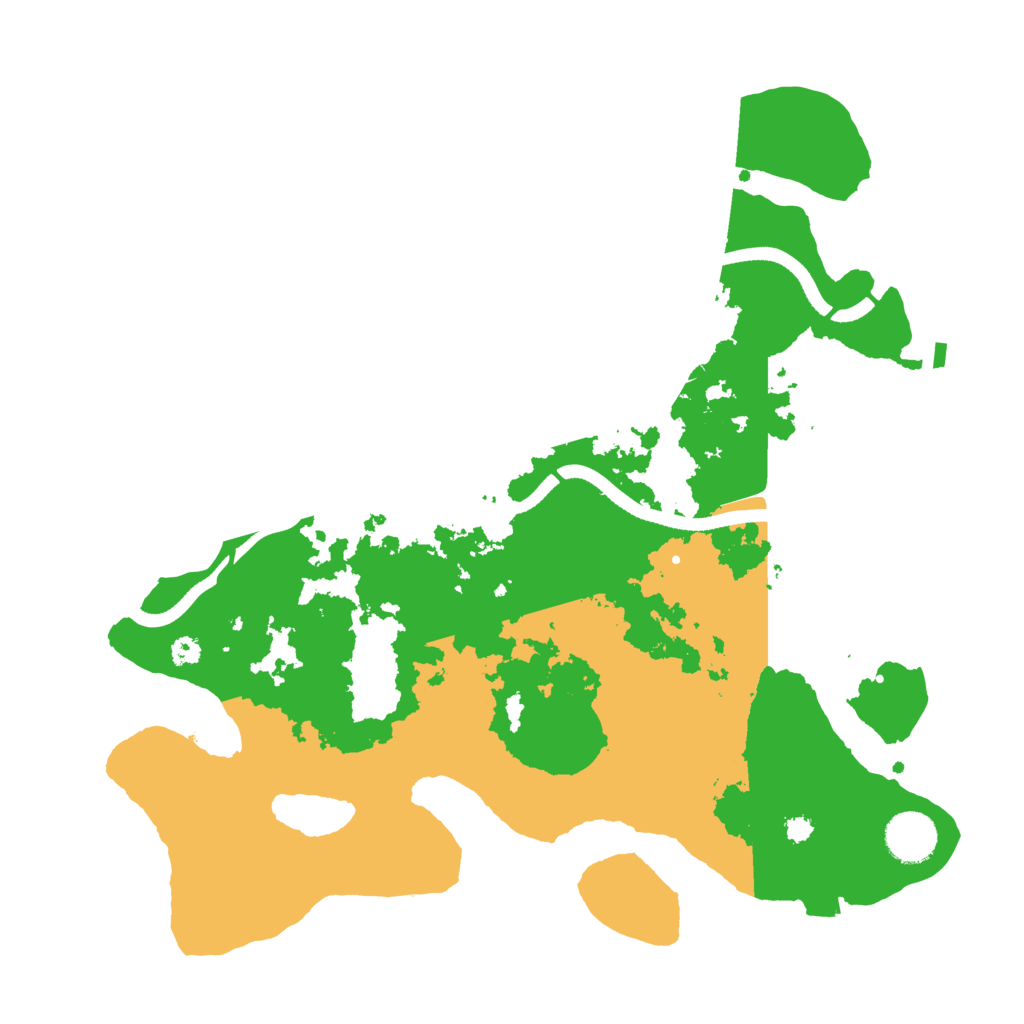 Biome Rust Map: Procedural Map, Size: 3500, Seed: 6497393
