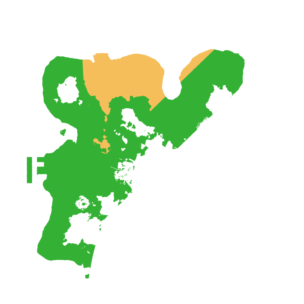 Biome Rust Map: Procedural Map, Size: 2350, Seed: 695044