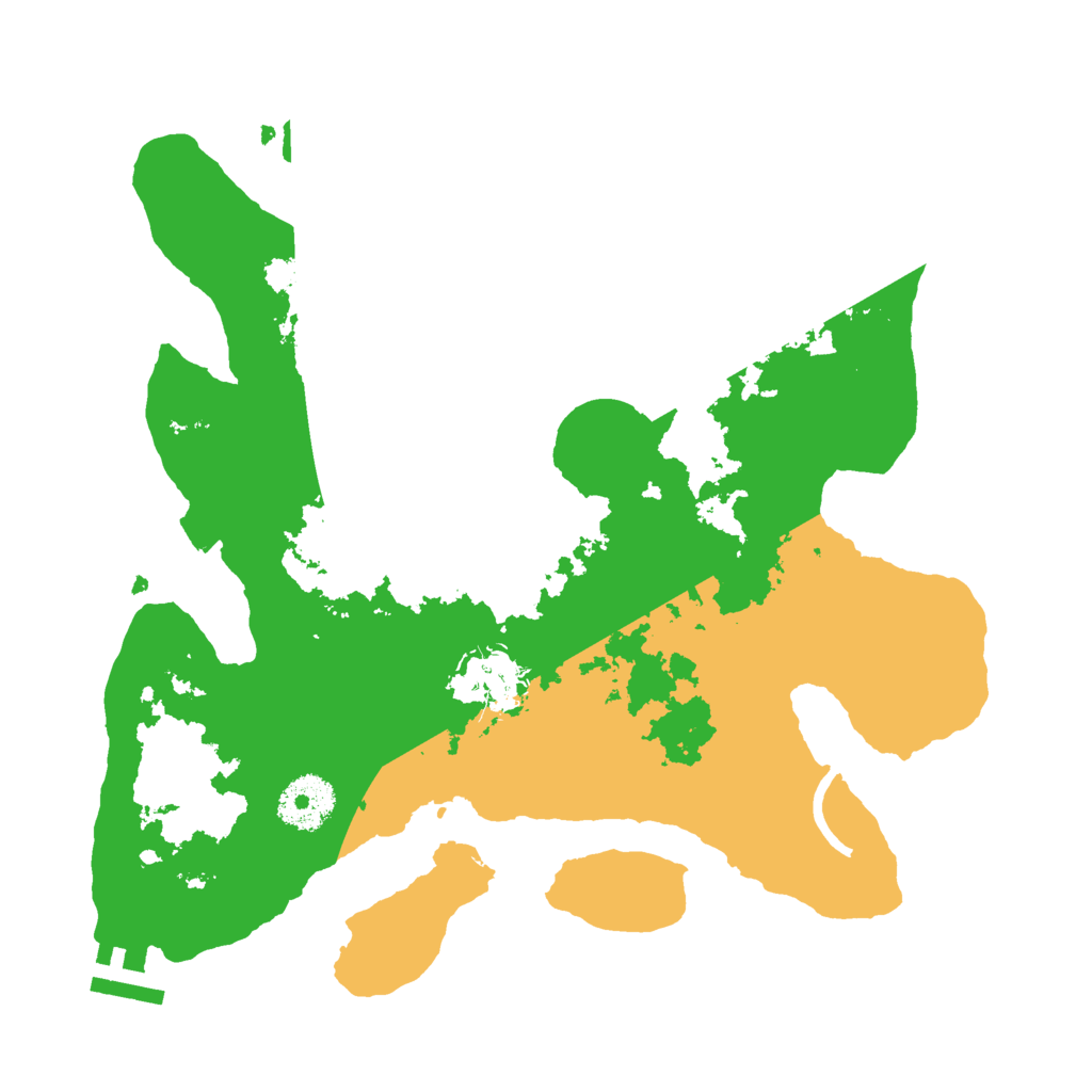 Biome Rust Map: Procedural Map, Size: 3000, Seed: 8254