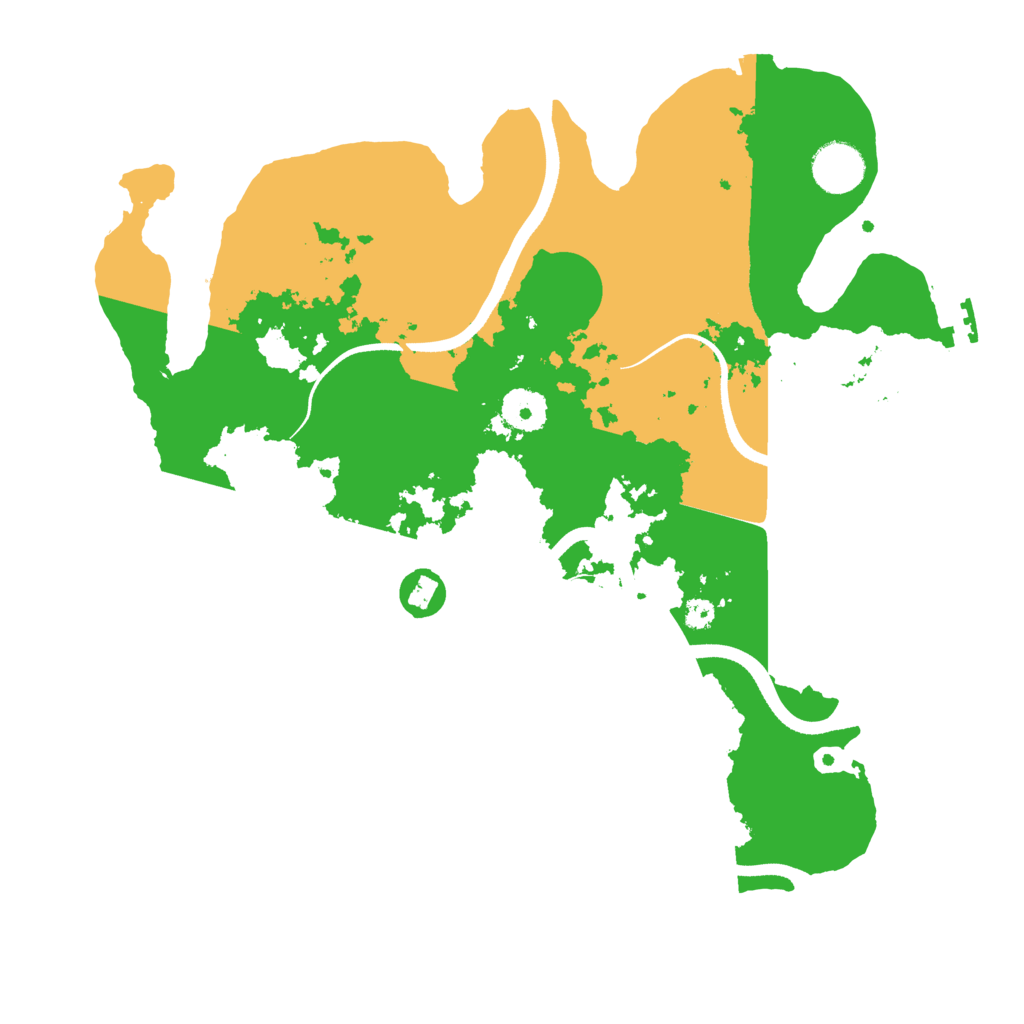 Biome Rust Map: Procedural Map, Size: 3500, Seed: 572313424