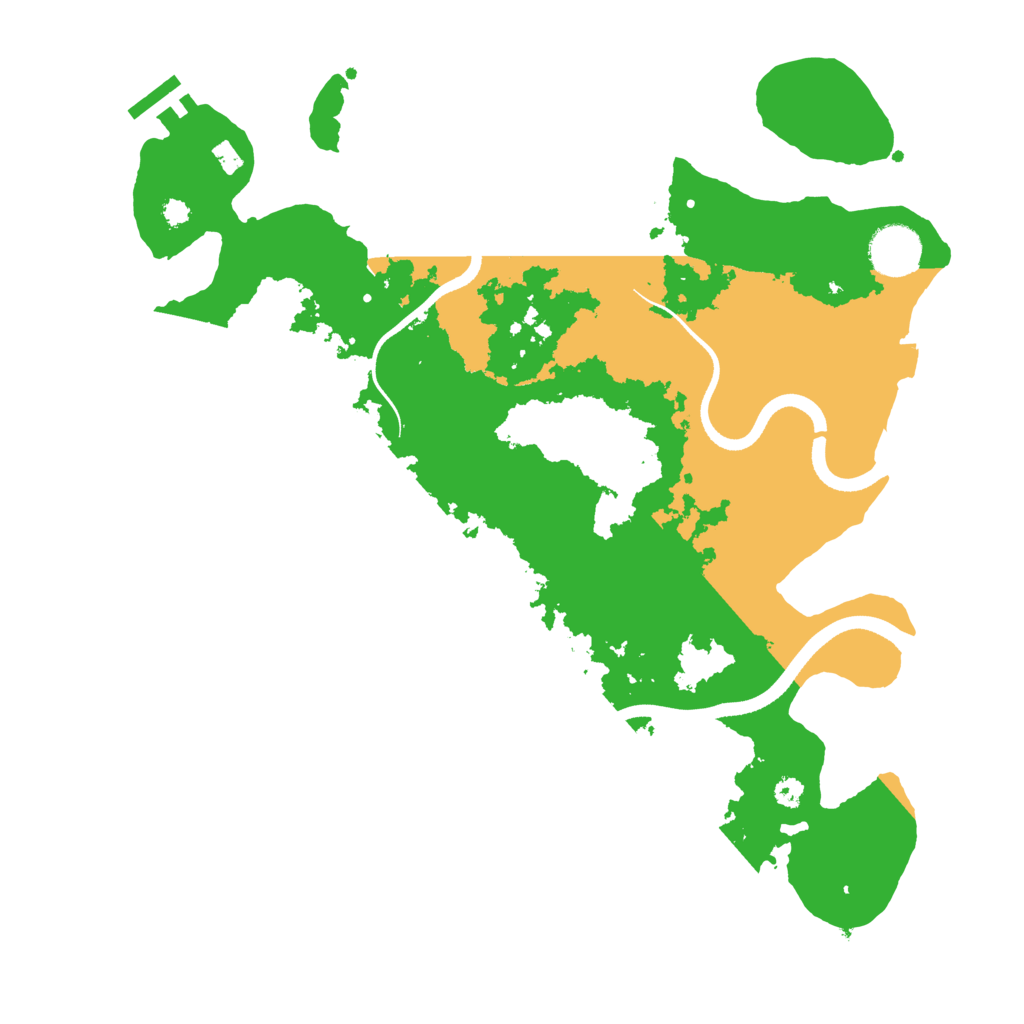 Biome Rust Map: Procedural Map, Size: 3500, Seed: 1092790814