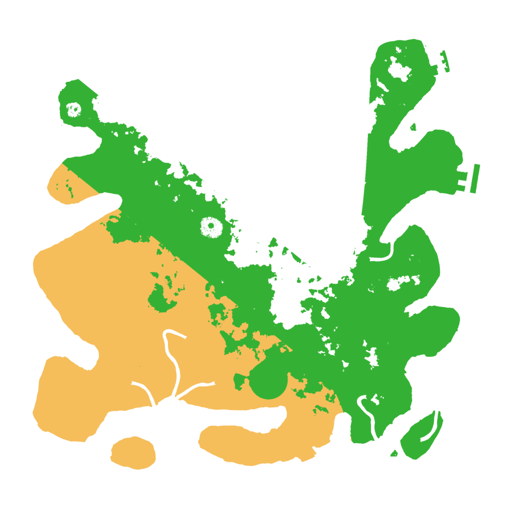 Biome Rust Map: Procedural Map, Size: 3500, Seed: 1637776947