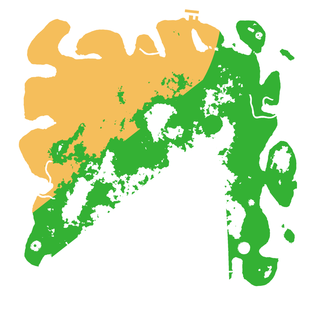 Biome Rust Map: Procedural Map, Size: 4500, Seed: 1264594529