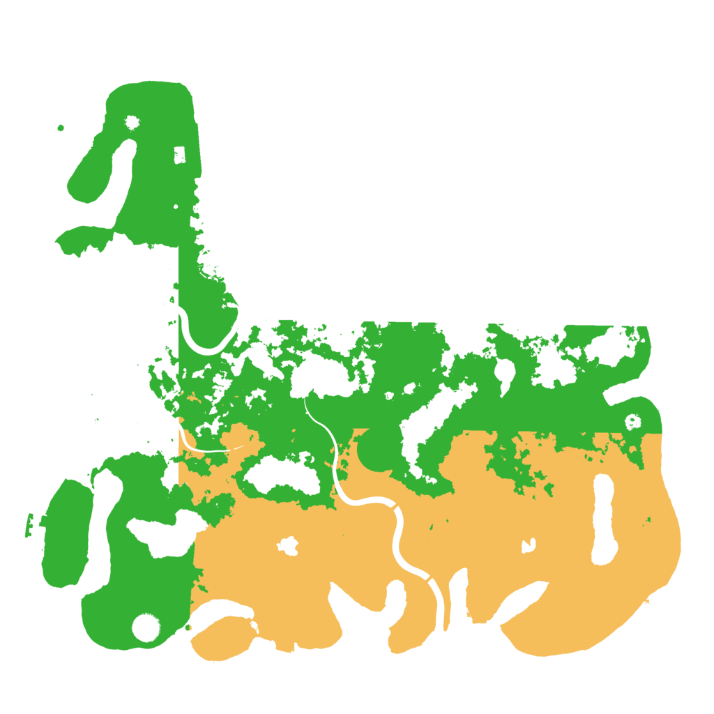 Biome Rust Map: Procedural Map, Size: 4500, Seed: 400996511