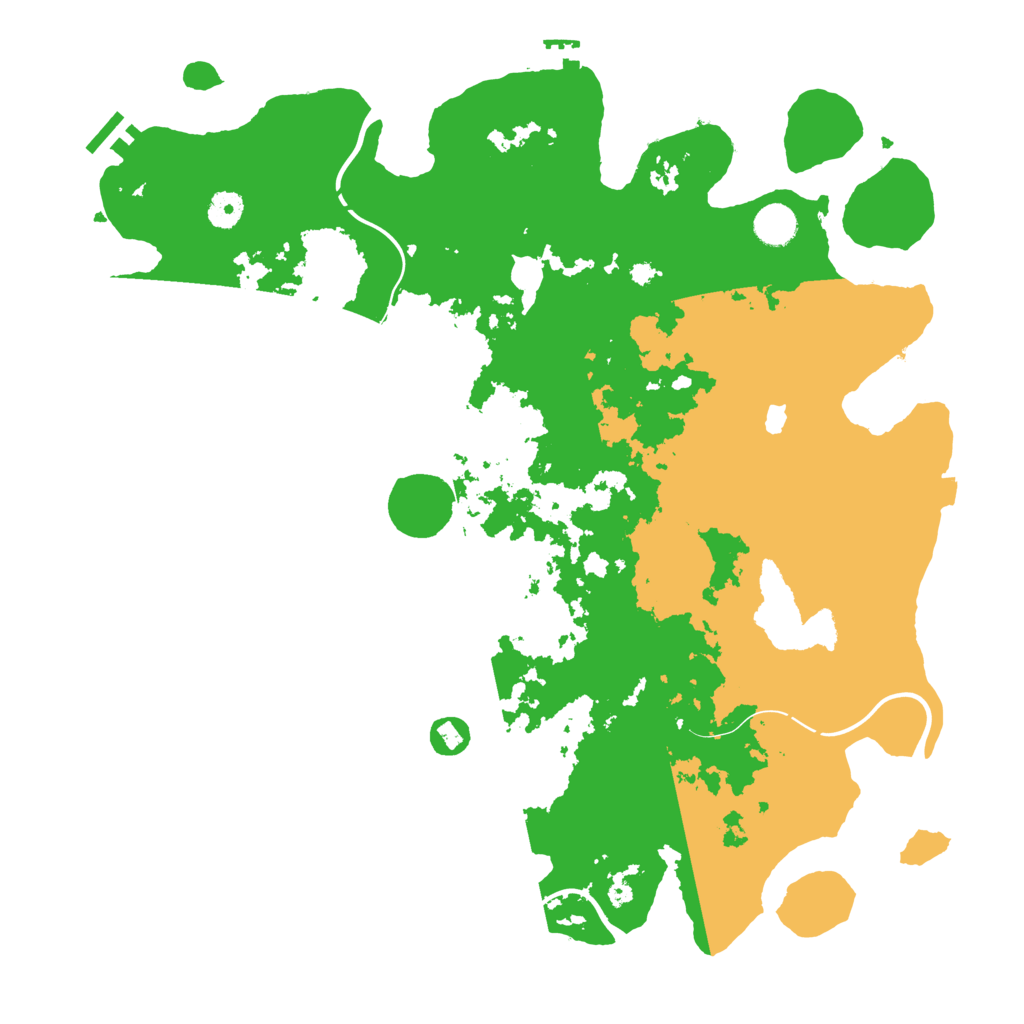 Biome Rust Map: Procedural Map, Size: 4250, Seed: 650262219