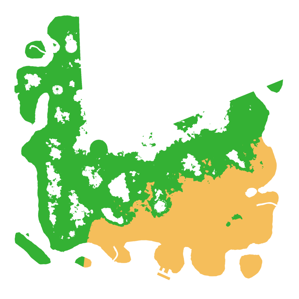 Biome Rust Map: Procedural Map, Size: 4500, Seed: 962468947