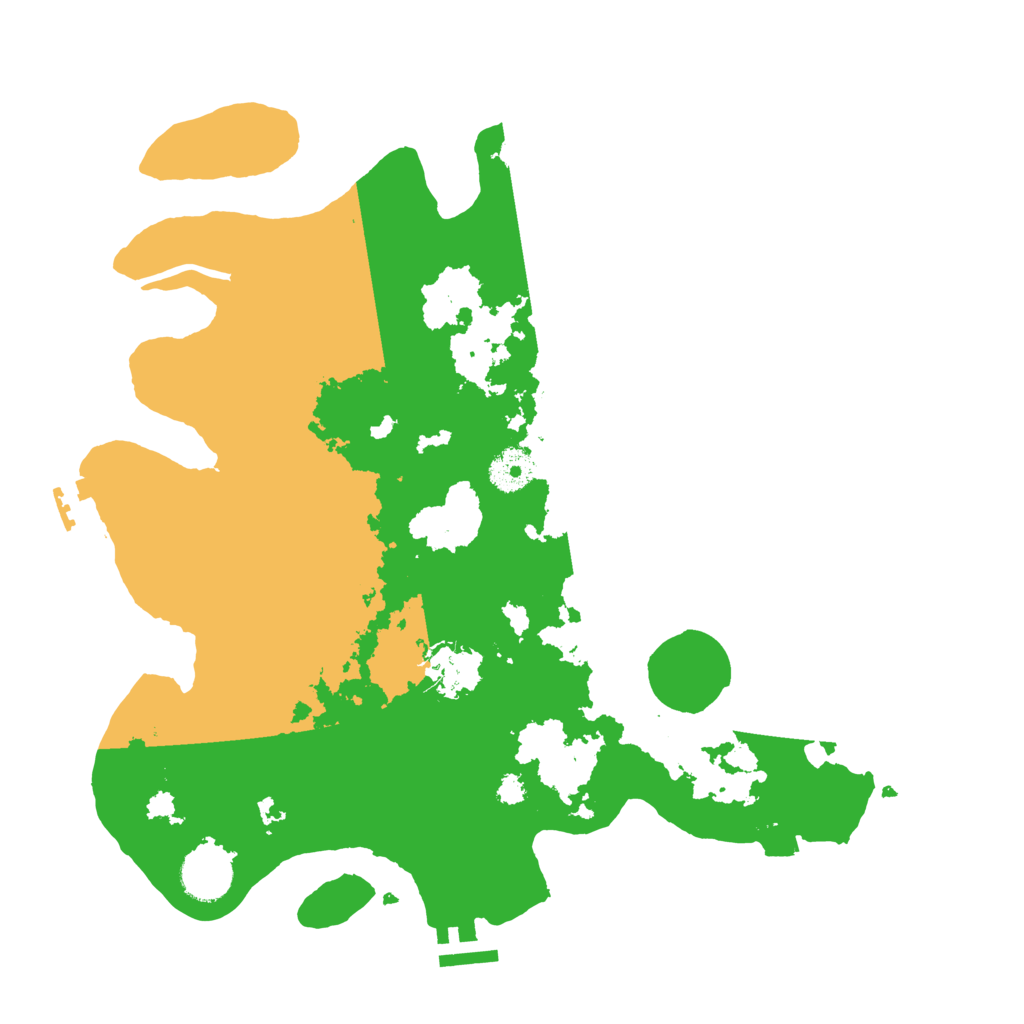 Biome Rust Map: Procedural Map, Size: 3500, Seed: 1361004781