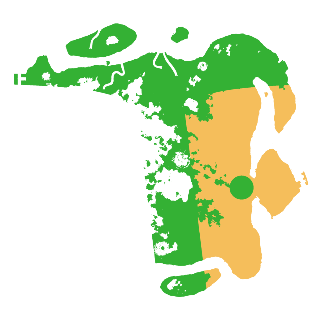 Biome Rust Map: Procedural Map, Size: 3500, Seed: 11892770