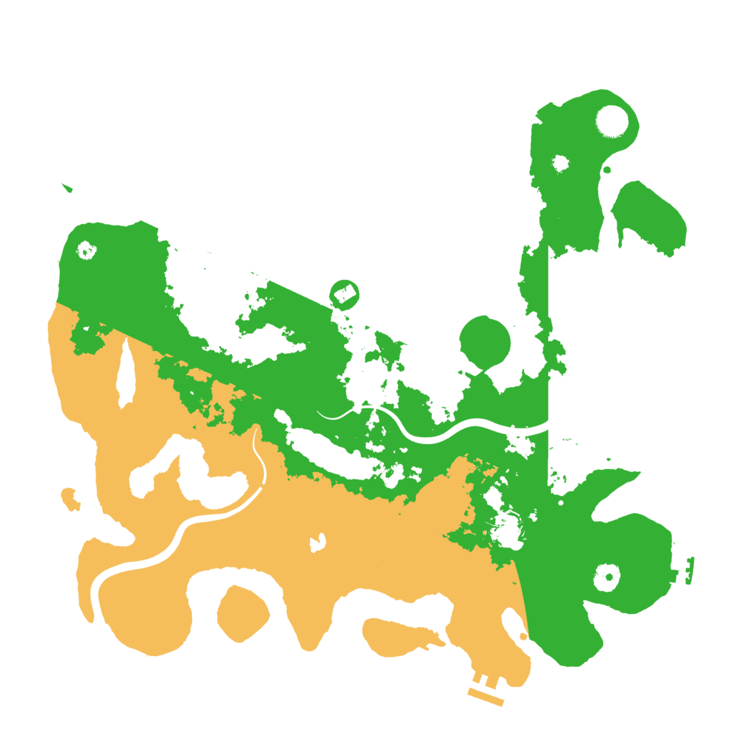 Biome Rust Map: Procedural Map, Size: 4000, Seed: 1163249936