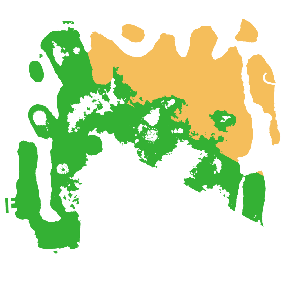 Biome Rust Map: Procedural Map, Size: 3900, Seed: 297441