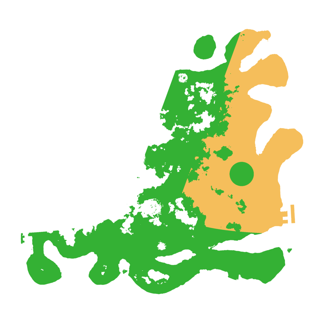 Biome Rust Map: Procedural Map, Size: 3500, Seed: 1179190498