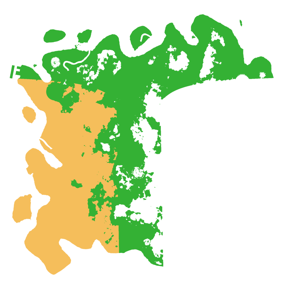 Biome Rust Map: Procedural Map, Size: 4500, Seed: 495847177