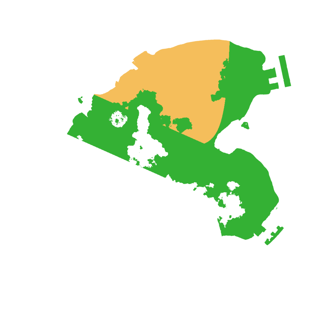 Biome Rust Map: Procedural Map, Size: 2000, Seed: 2040995630