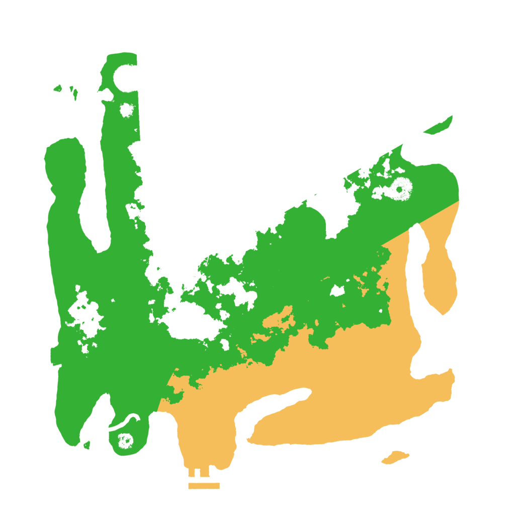 Biome Rust Map: Procedural Map, Size: 3333, Seed: 19951023