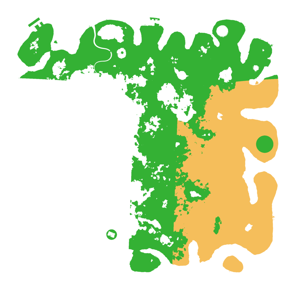 Biome Rust Map: Procedural Map, Size: 4500, Seed: 322680112