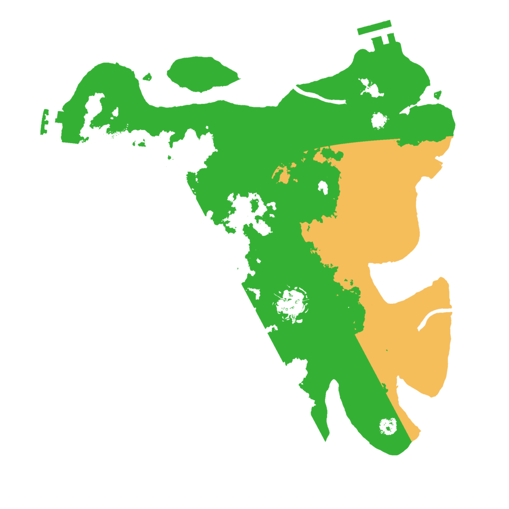 Biome Rust Map: Procedural Map, Size: 3000, Seed: 32125