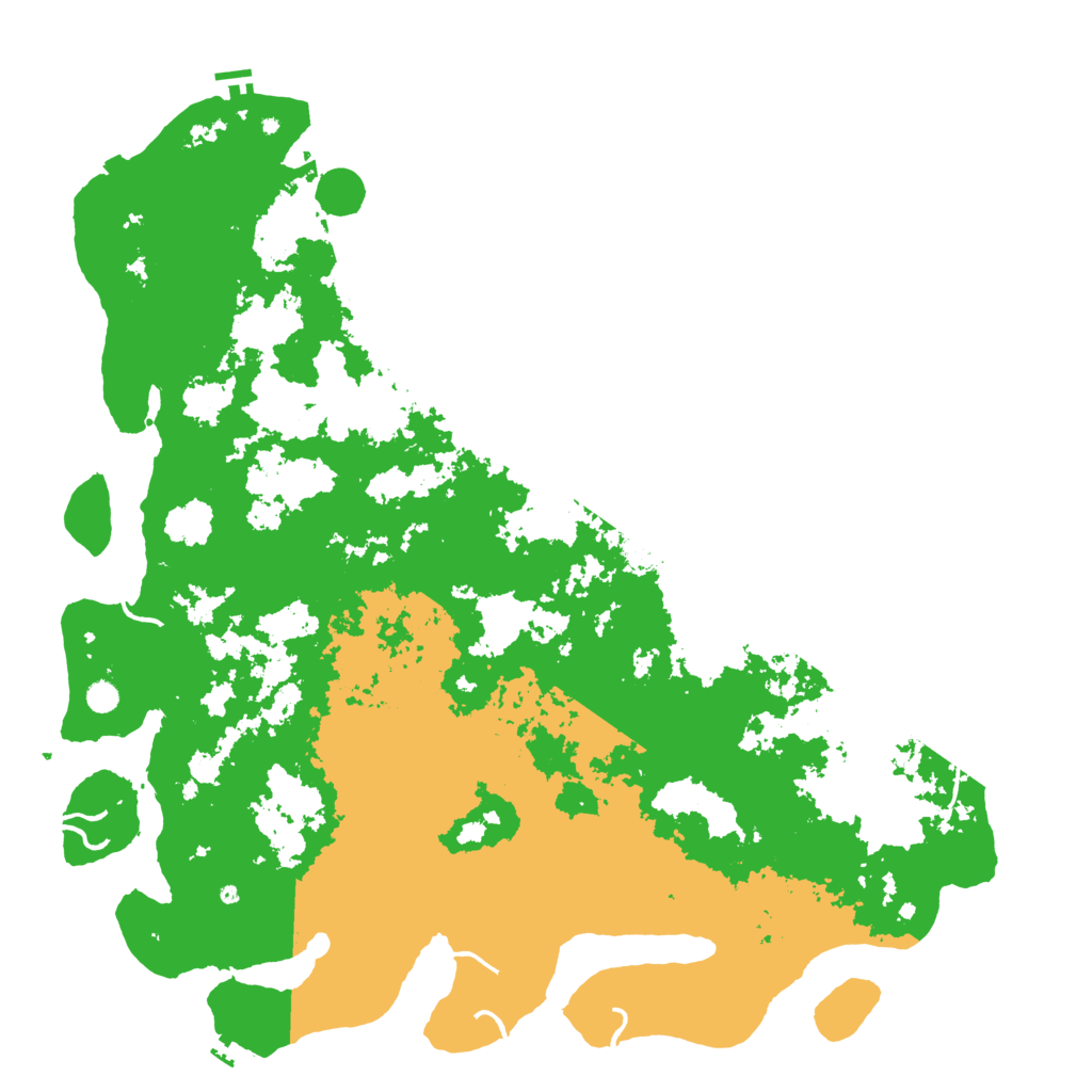 Biome Rust Map: Procedural Map, Size: 6000, Seed: 960891615