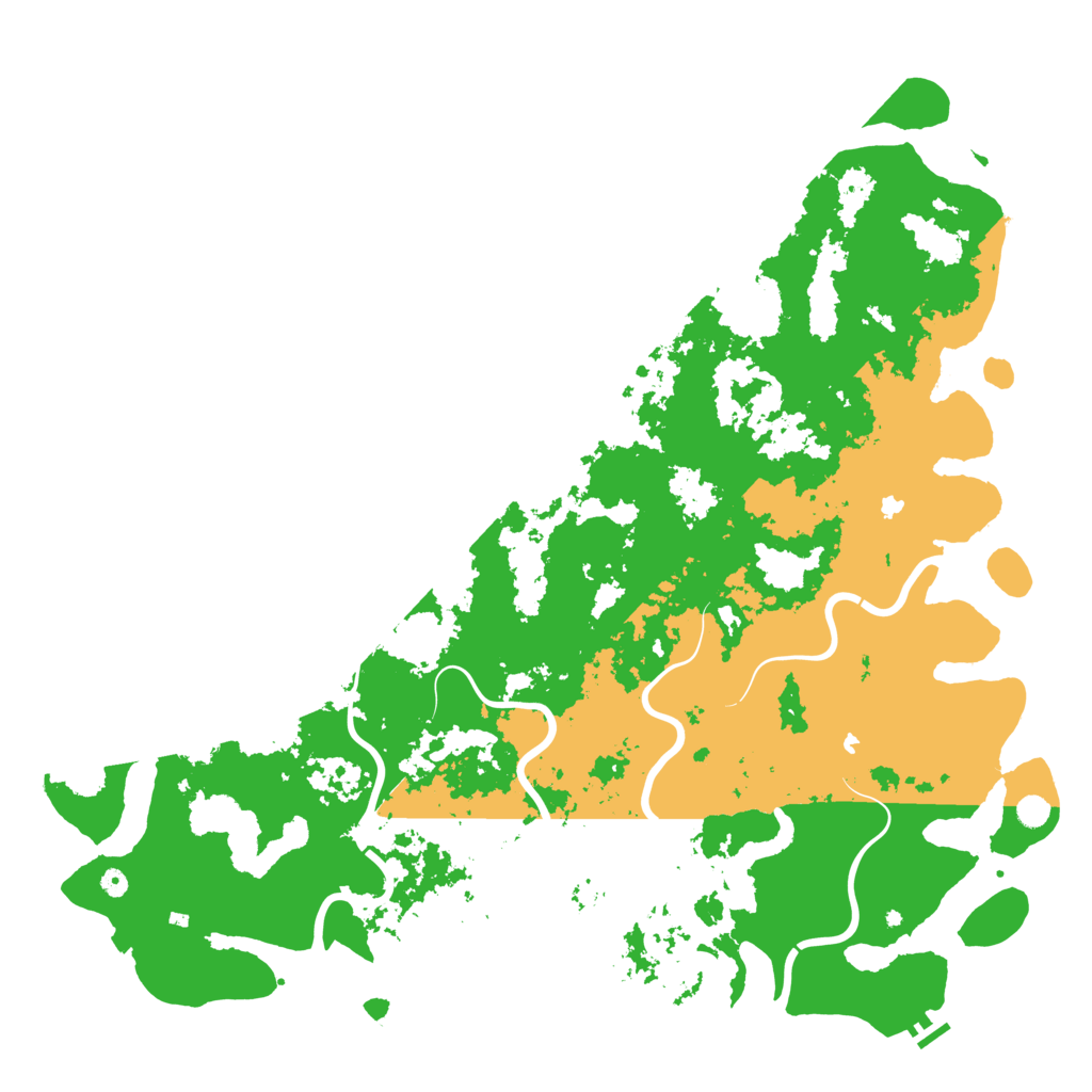 Biome Rust Map: Procedural Map, Size: 6000, Seed: 1681057733