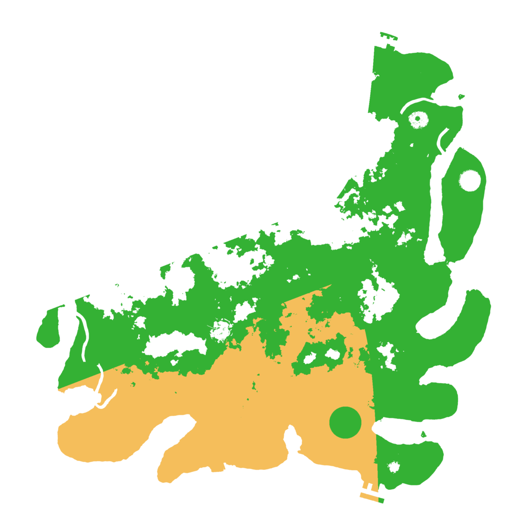 Biome Rust Map: Procedural Map, Size: 4250, Seed: 1048806154