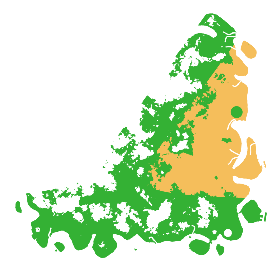 Biome Rust Map: Procedural Map, Size: 6000, Seed: 342659637