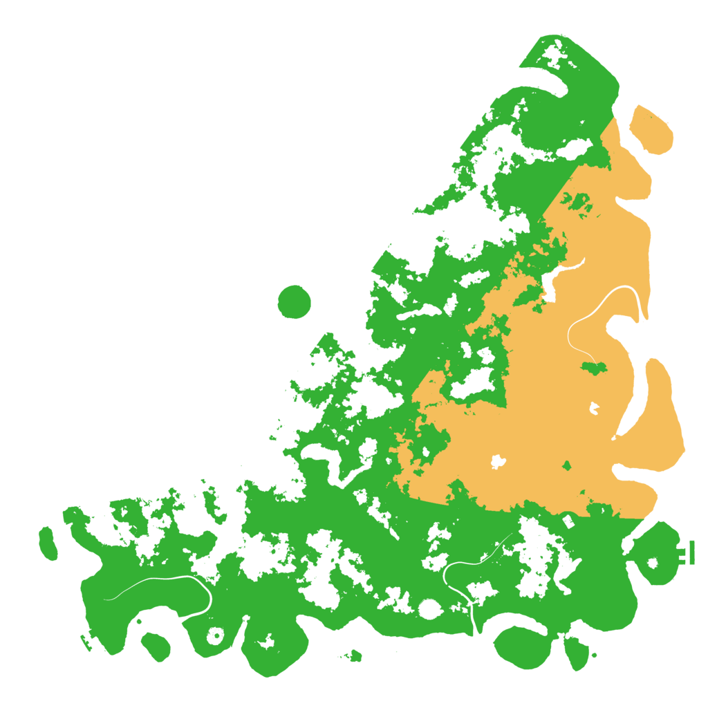 Biome Rust Map: Procedural Map, Size: 6000, Seed: 342659637