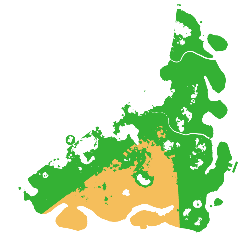 Biome Rust Map: Procedural Map, Size: 4300, Seed: 28806694