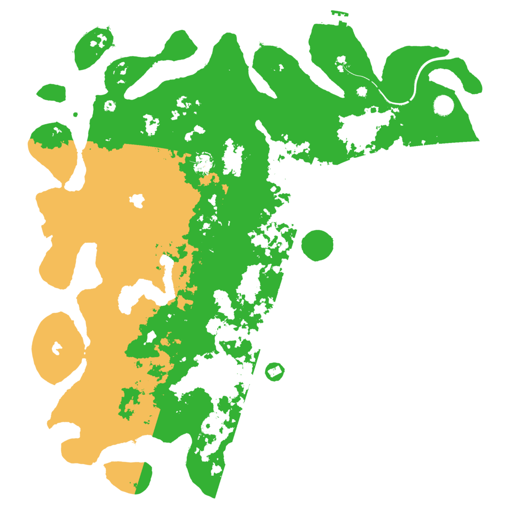 Biome Rust Map: Procedural Map, Size: 4500, Seed: 8467295