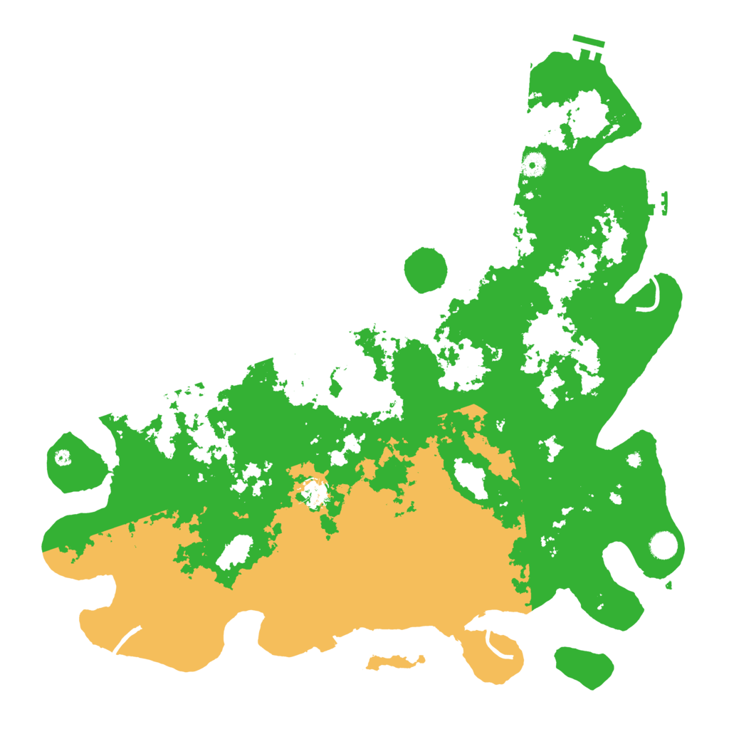 Biome Rust Map: Procedural Map, Size: 4600, Seed: 648252