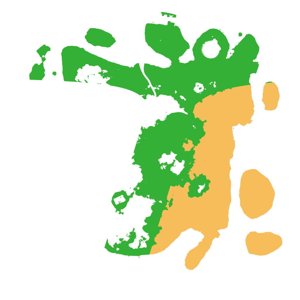 Biome Rust Map: Procedural Map, Size: 3000, Seed: 1384900340
