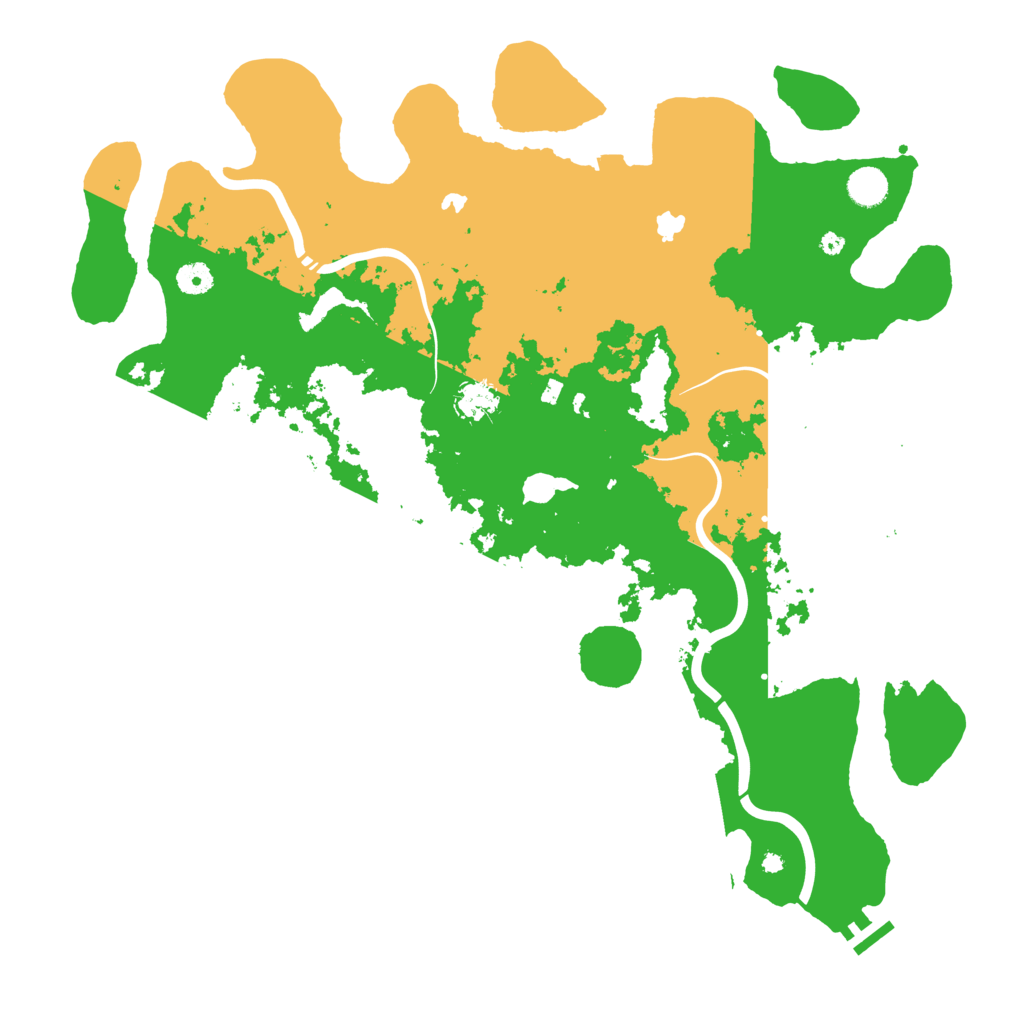 Biome Rust Map: Procedural Map, Size: 4500, Seed: 960883728