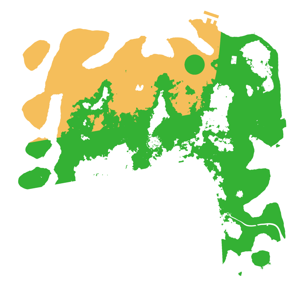 Biome Rust Map: Procedural Map, Size: 4000, Seed: 909483