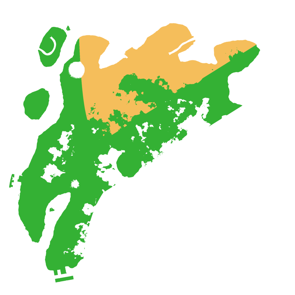 Biome Rust Map: Procedural Map, Size: 3250, Seed: 6548