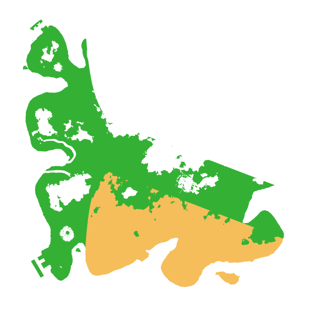 Biome Rust Map: Procedural Map, Size: 3300, Seed: 2071663103