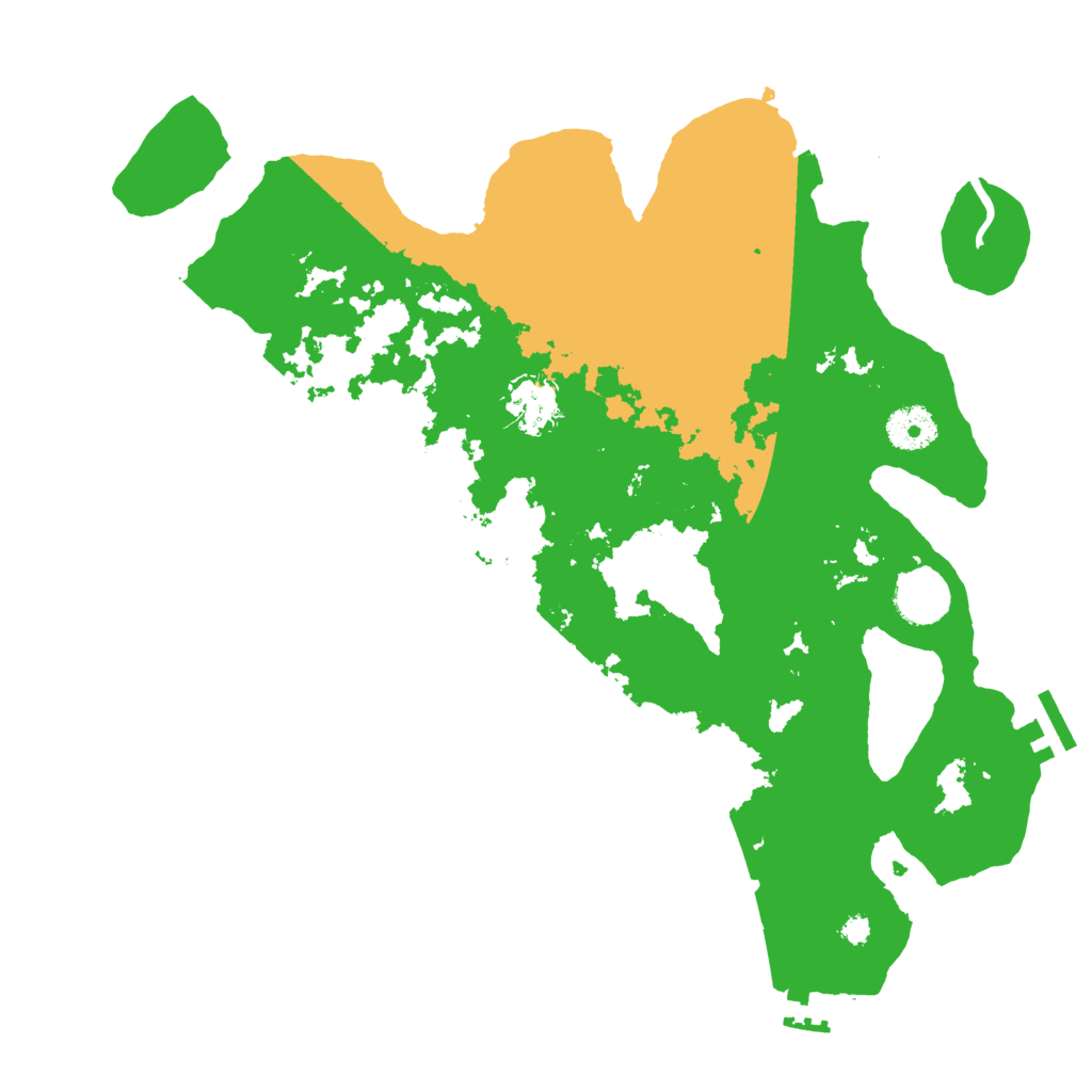 Biome Rust Map: Procedural Map, Size: 3500, Seed: 444783946