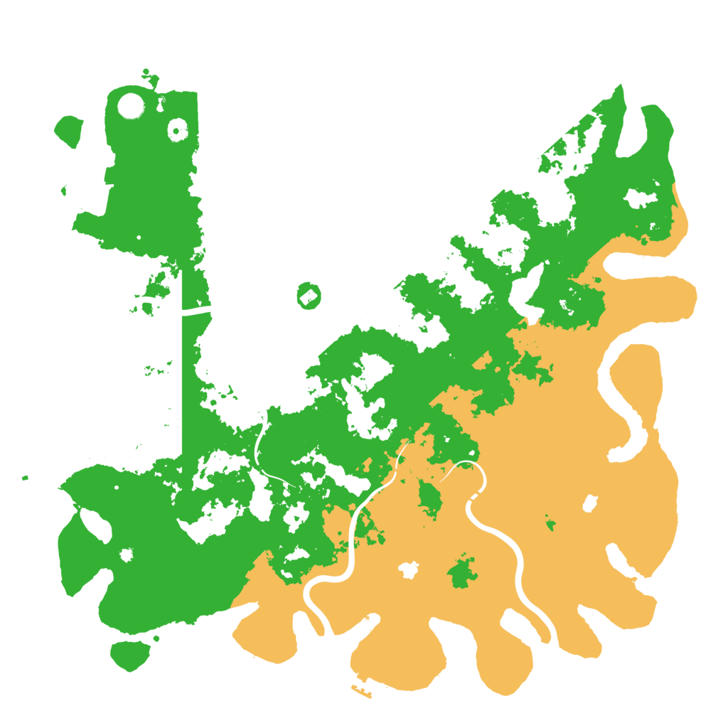 Biome Rust Map: Procedural Map, Size: 4900, Seed: 1173762971