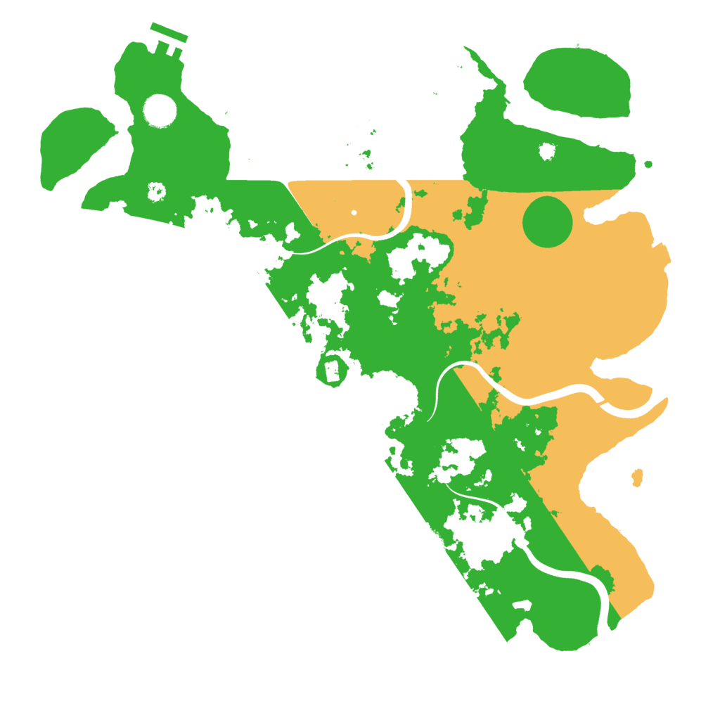 Biome Rust Map: Procedural Map, Size: 3800, Seed: 15884114