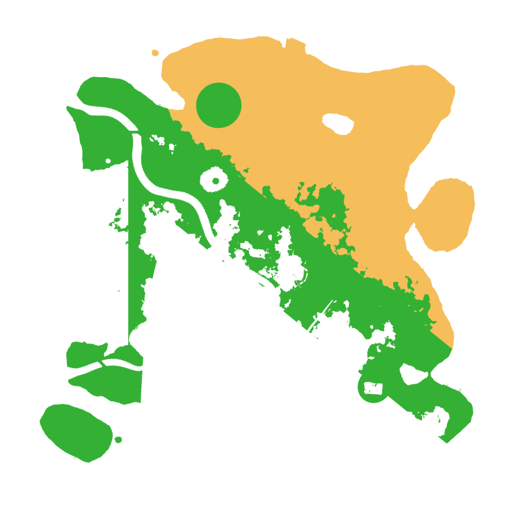 Biome Rust Map: Procedural Map, Size: 3000, Seed: 8205