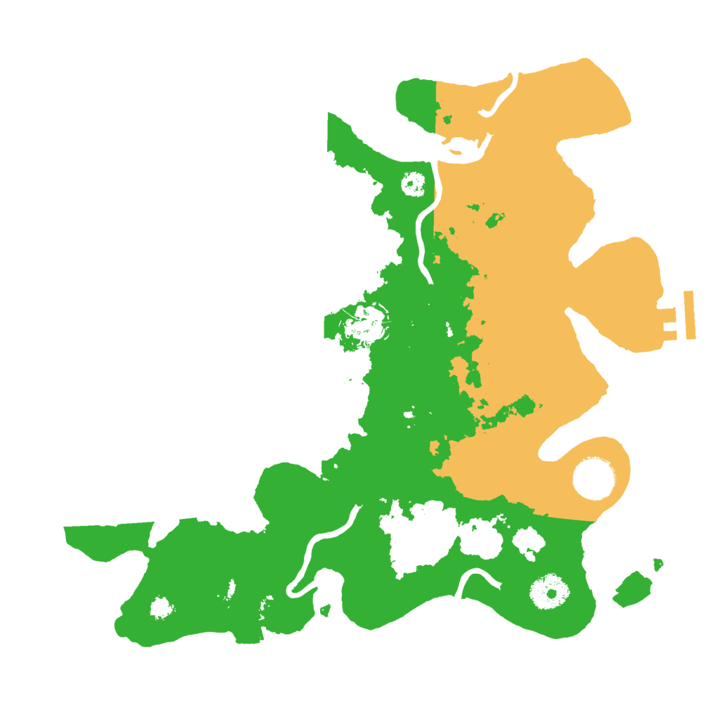 Biome Rust Map: Procedural Map, Size: 3000, Seed: 2105693