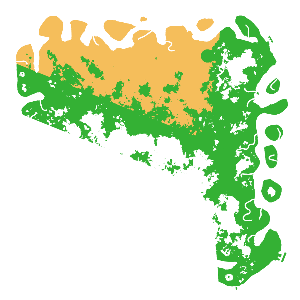 Biome Rust Map: Procedural Map, Size: 6000, Seed: 510448141