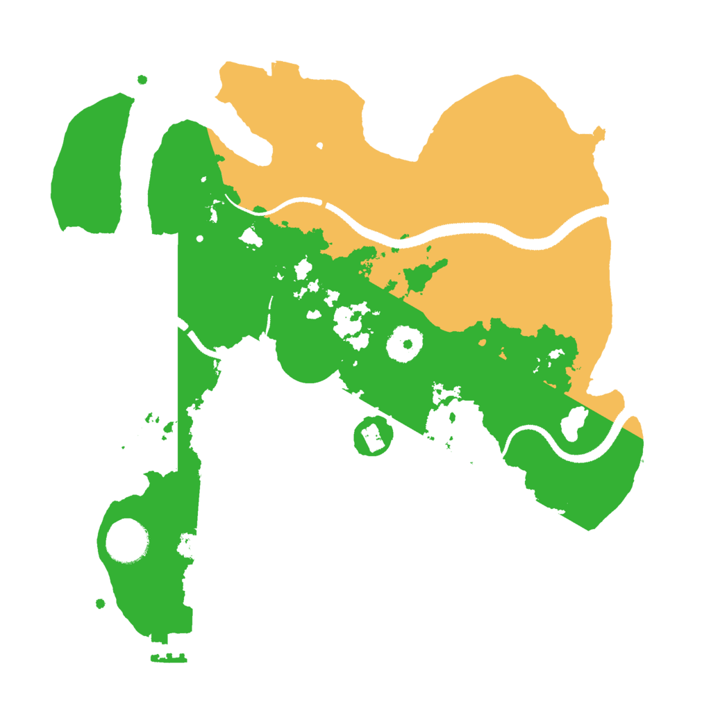 Biome Rust Map: Procedural Map, Size: 3000, Seed: 16976