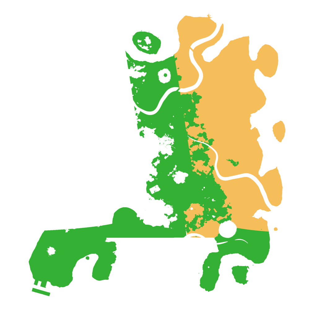 Biome Rust Map: Procedural Map, Size: 3500, Seed: 1025478753