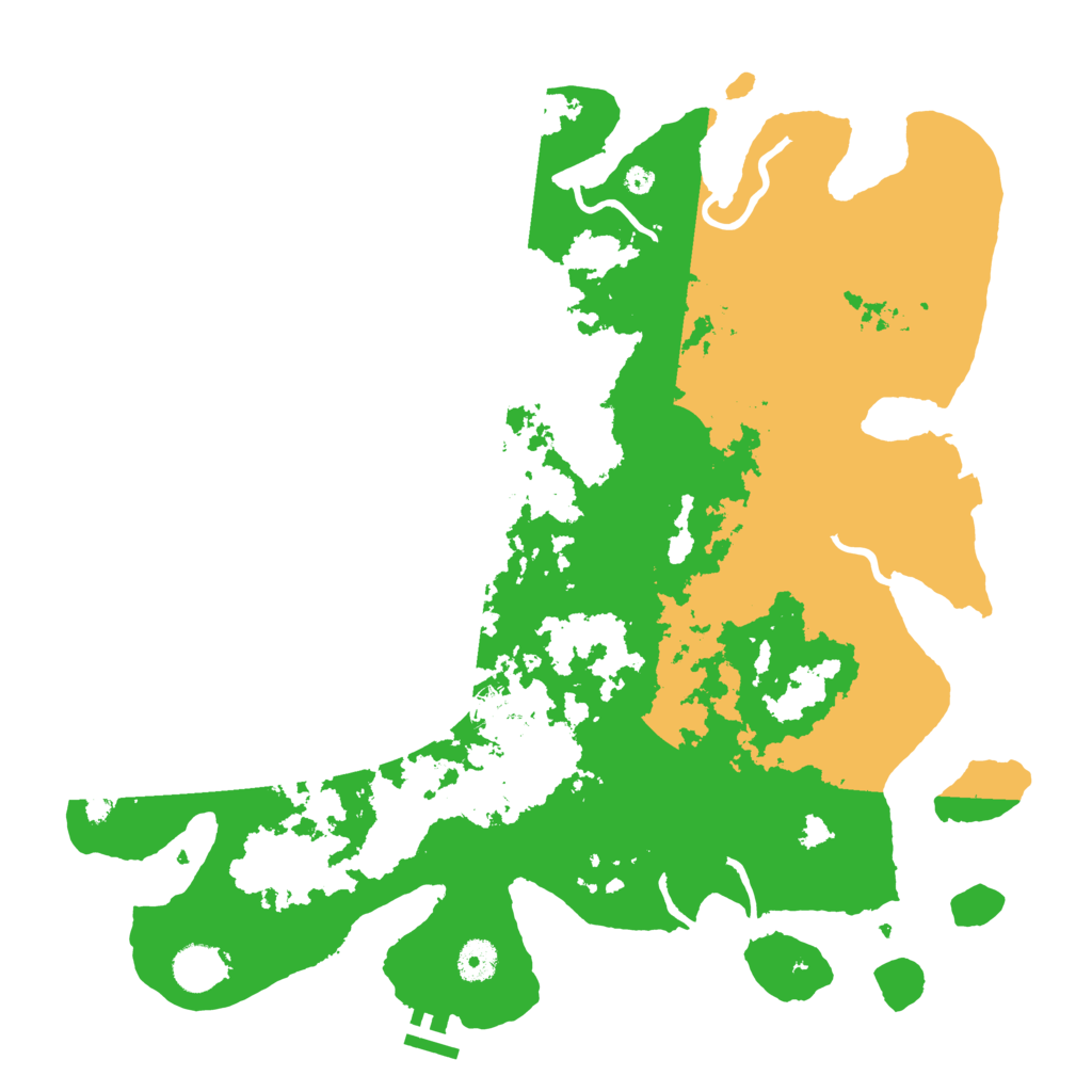 Biome Rust Map: Procedural Map, Size: 4000, Seed: 627592729