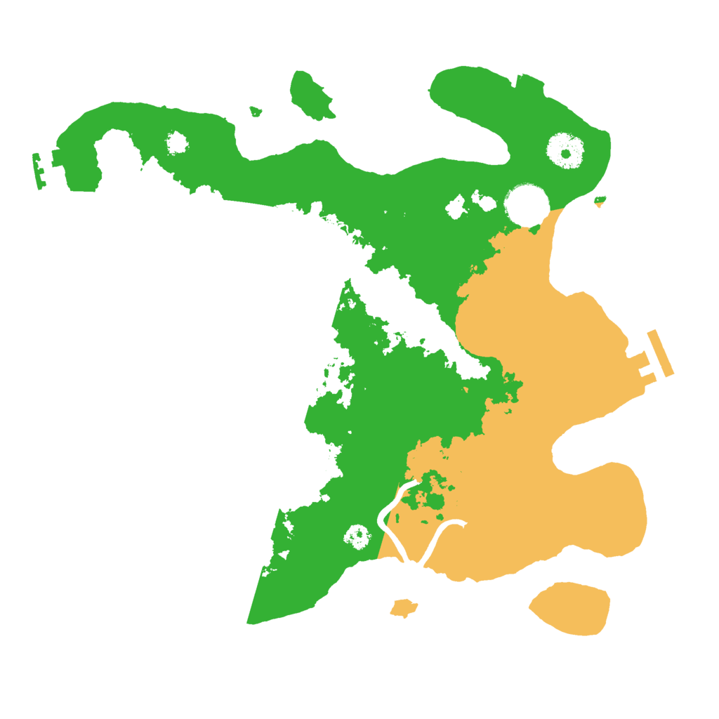 Biome Rust Map: Procedural Map, Size: 3000, Seed: 1196533531
