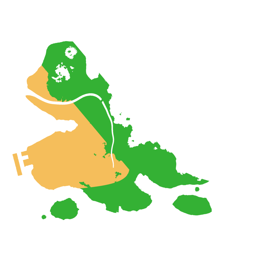 Biome Rust Map: Procedural Map, Size: 2350, Seed: 1234567890