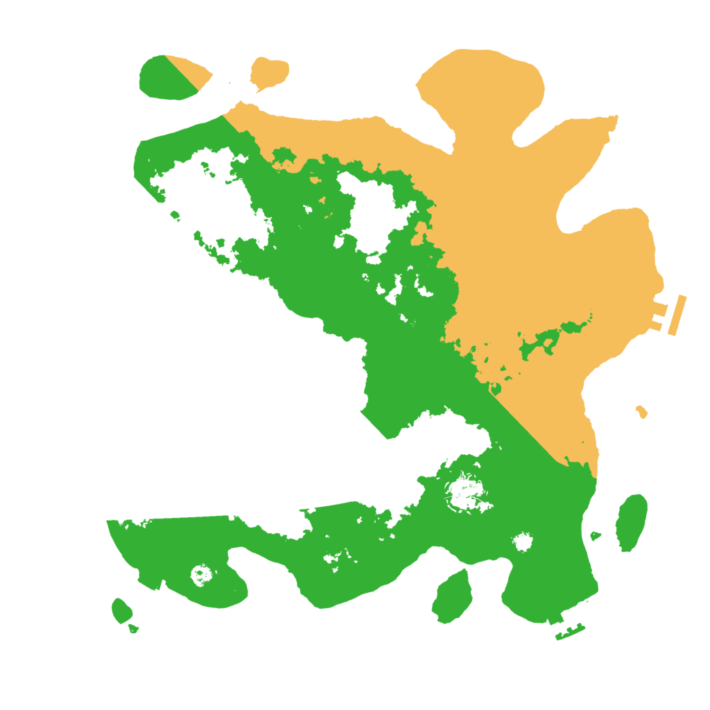 Biome Rust Map: Procedural Map, Size: 3500, Seed: 881263055