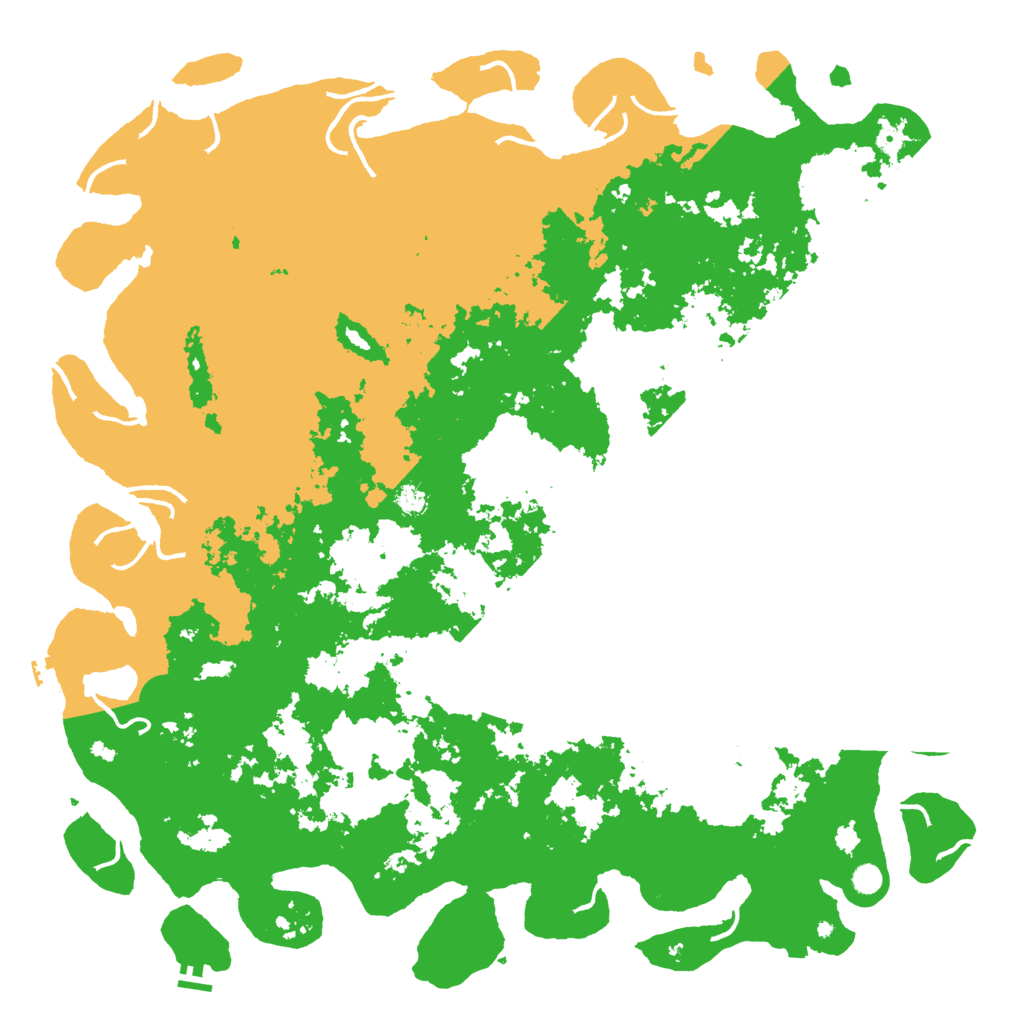 Biome Rust Map: Procedural Map, Size: 6000, Seed: 943228023