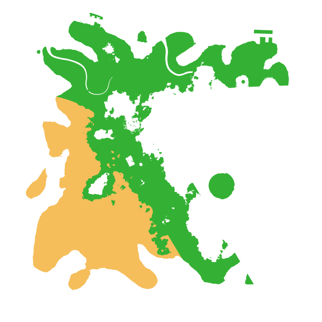 Biome Rust Map: Procedural Map, Size: 3500, Seed: 829290278