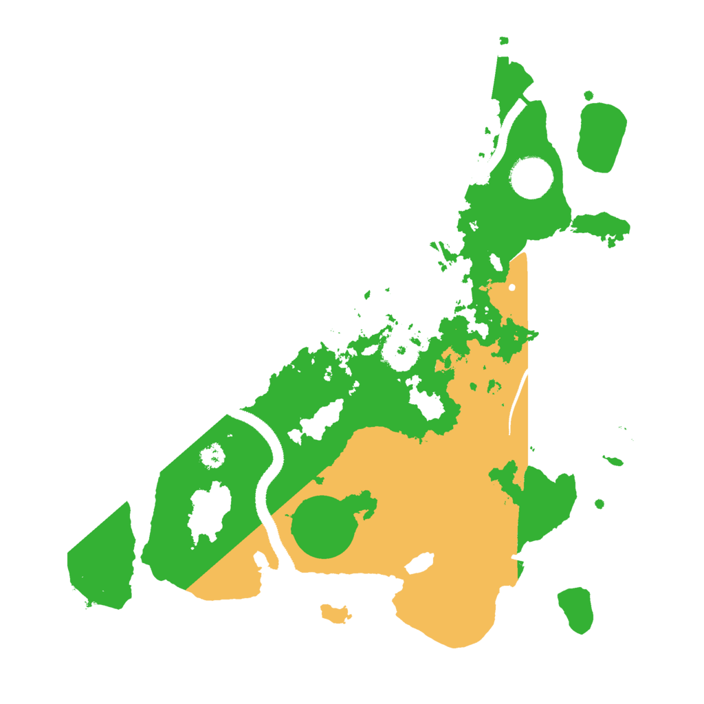 Biome Rust Map: Procedural Map, Size: 3000, Seed: 629373932